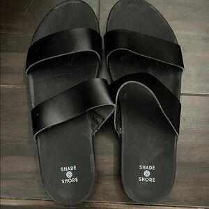 Shade & Shore Classic Black Slides